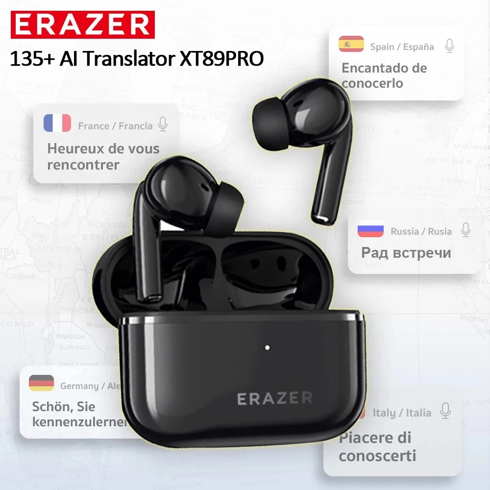 Velniz™ XT89PRO AI Translator Earbuds