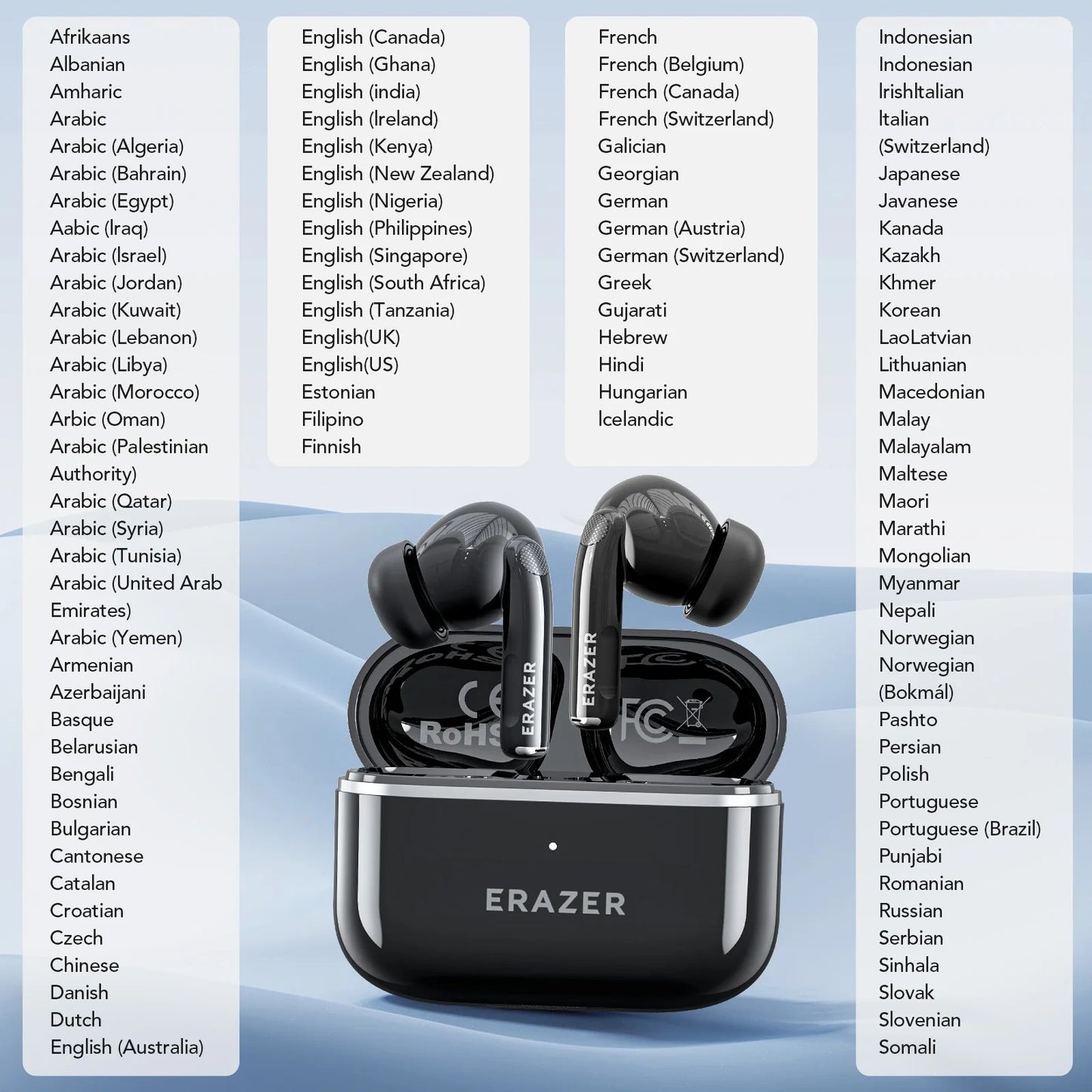 Velniz™ XT89PRO AI Translator Earbuds